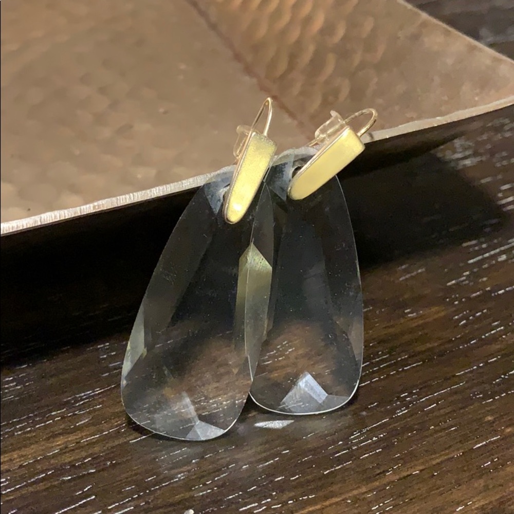 Authentic Kendra Scott Maize Gold Drop Earrings